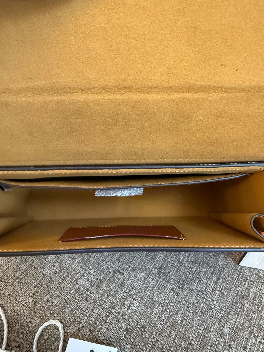 NWT Coach Tabby Box Bag in Chalk Glove Leather $495 MSRP
